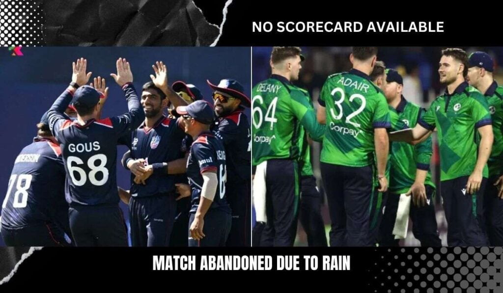 USA VS IRELAND SCORECARD